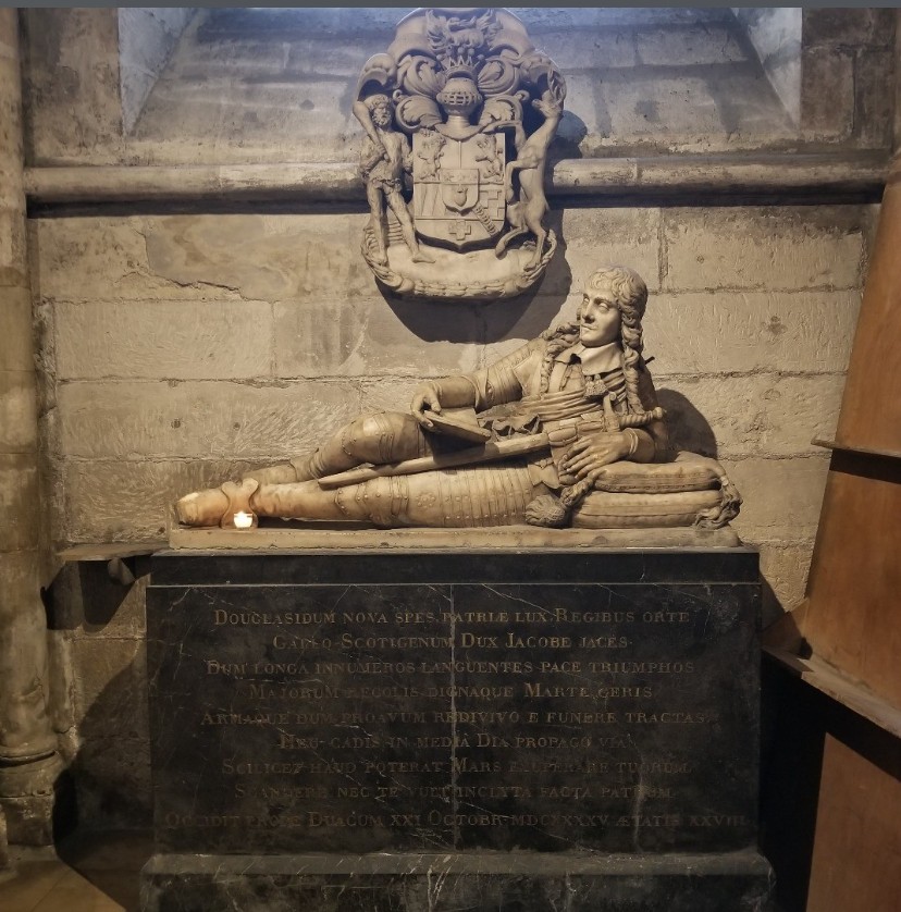 Tombeau de Lord James Douglas à Saint-Germain-des-Prés, Paris
